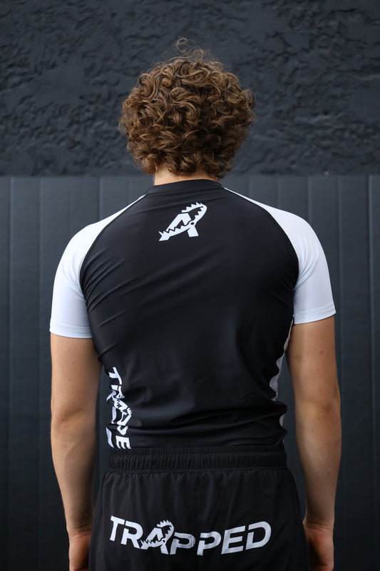 Rashguard RANKED manches courtes - BLANC