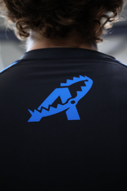 Rashguard RANKED manches courtes - BLEU