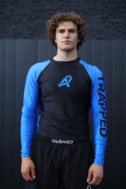 Rashguard RANKED manches longues - BLEU