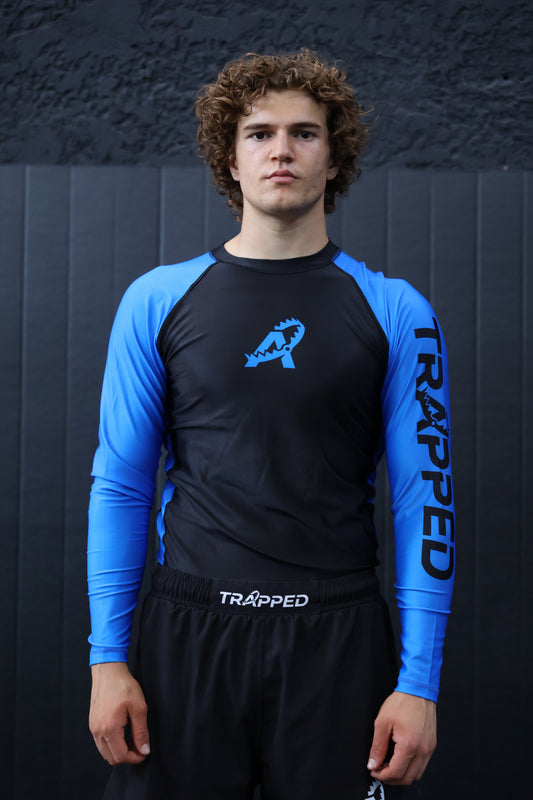 Rashguard RANKED manches longues - BLEU