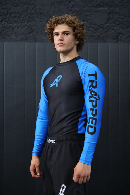 Rashguard RANKED manches longues - BLEU