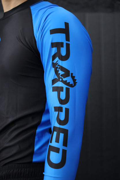 Rashguard RANKED manches longues - BLEU