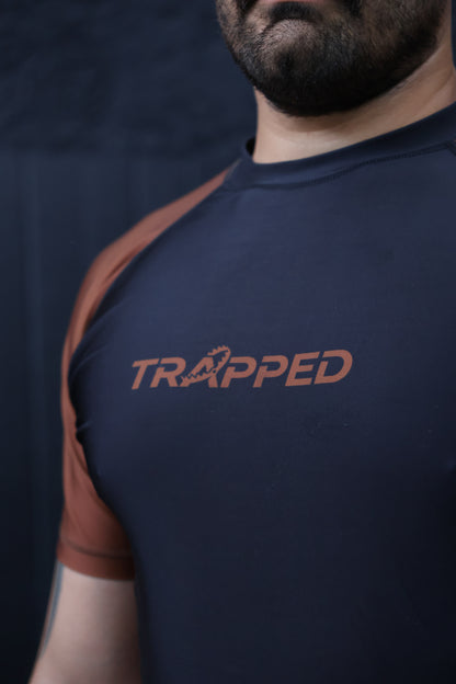Rashguard RANKED manches courtes - MARRON