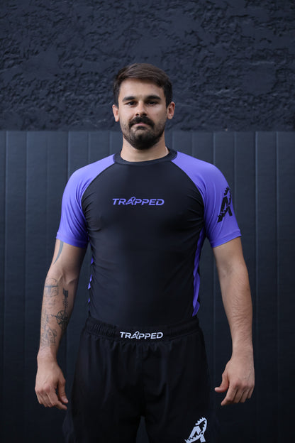 Rashguard RANKED manches courtes - VIOLET