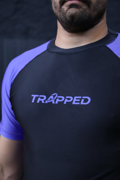 Rashguard RANKED manches courtes - VIOLET