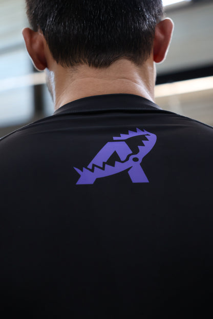 Rashguard RANKED manches courtes - VIOLET