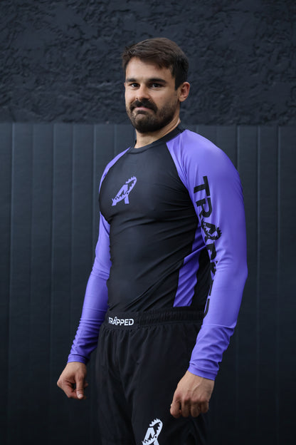 Rashguard RANKED manches longues - VIOLET