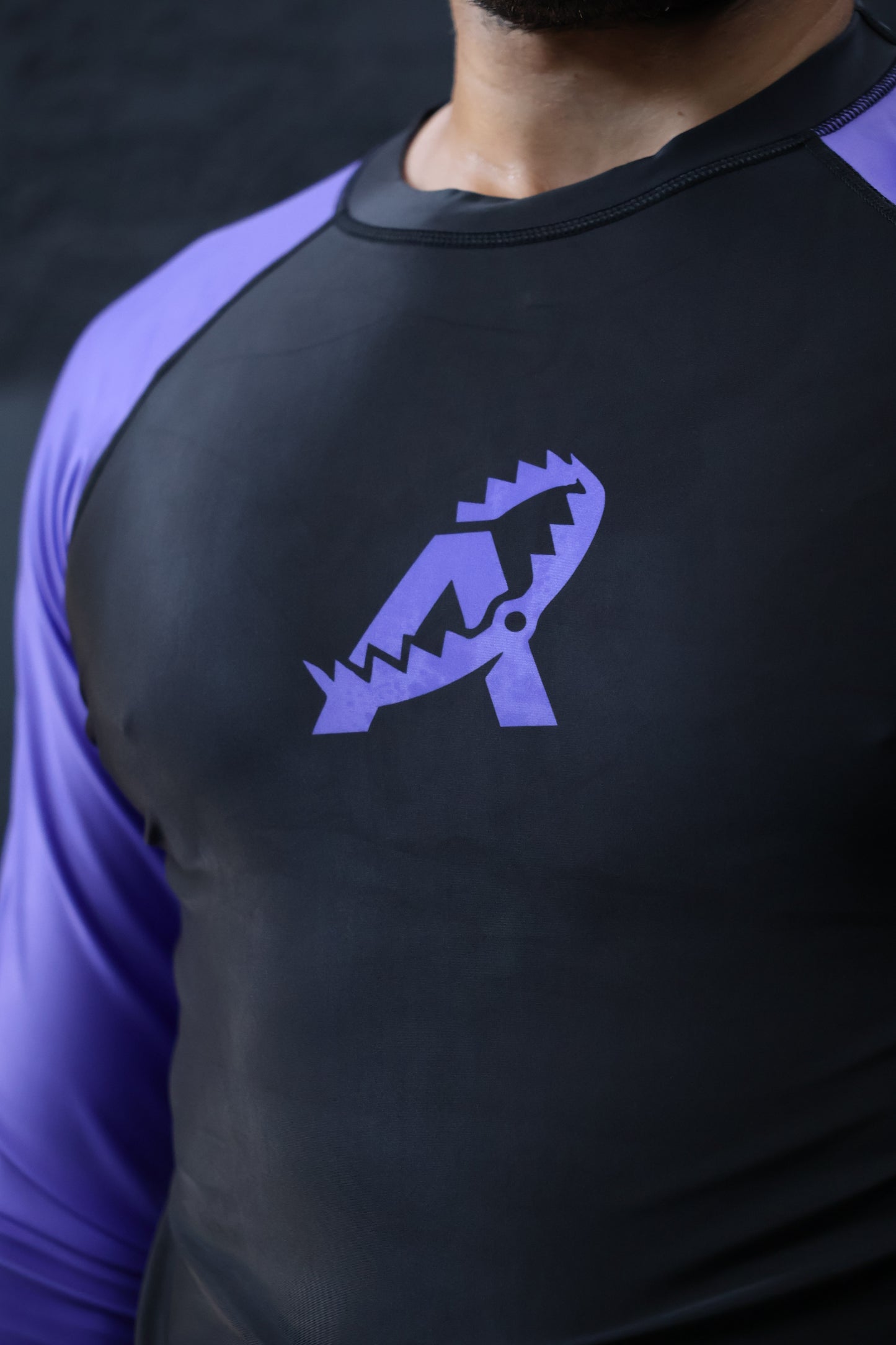 Rashguard RANKED manches longues - VIOLET