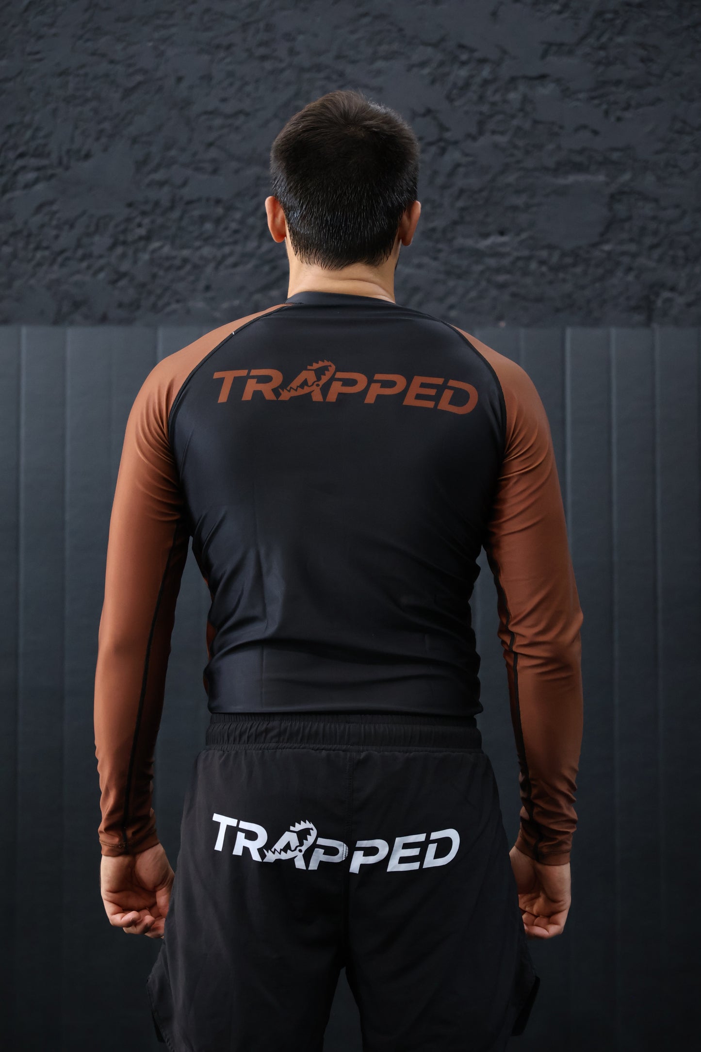 Rashguard RANKED manches longues - MARRON